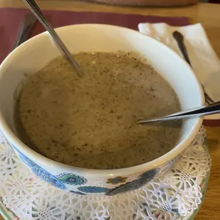 Best mushroom soup around!