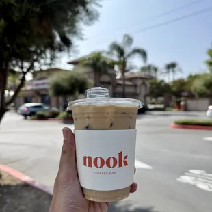 honey lavender latte