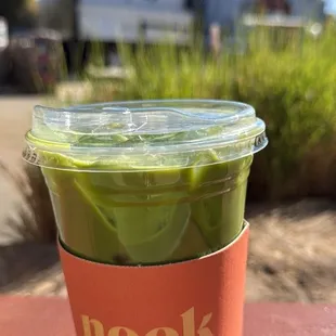 Lavender Matcha Latte