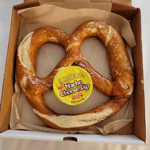 Yummy fresh pretzel