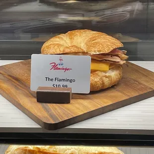 1-18-2023 The Flamingo breakfast sandwich - very good