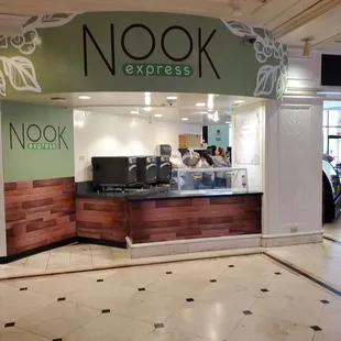 This Nook Express is located next to the Flamingo Promenade.