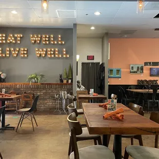 Interior decorations and signage