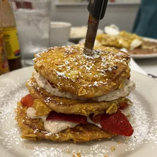 Croissant French Toast Napoleon