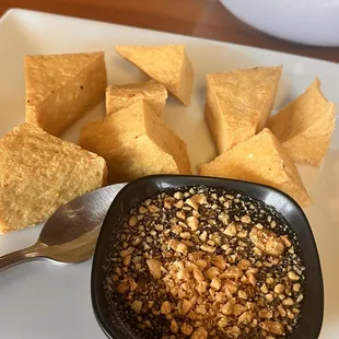 Colbie ordered the Fried Tofu!