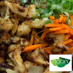 a close up of a plate of food