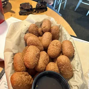 Corn dog bites
