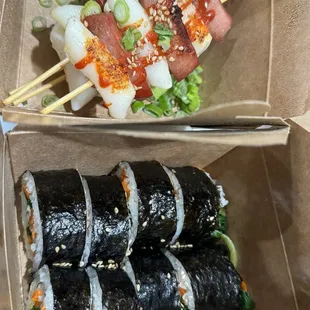 Kimbap, sotteok