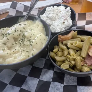 Chicken &amp; Dumplings, green beans, potato salad