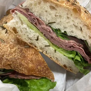 Roast beef sandwich