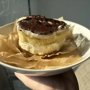Homemade zebra cake