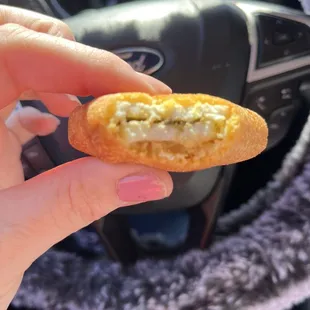 Paneer pankora (I'm probably saying that wrong) is a deep friend cheese. Spicy. Crispy.