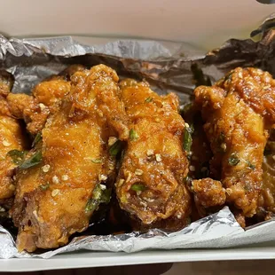 Chili Soy Korean Fried Wings