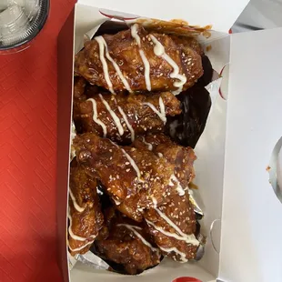  a box of fried chicken