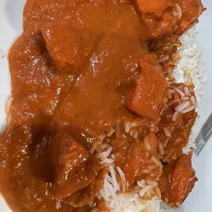 a plate of food