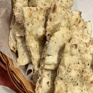 Garlic Basil Naan