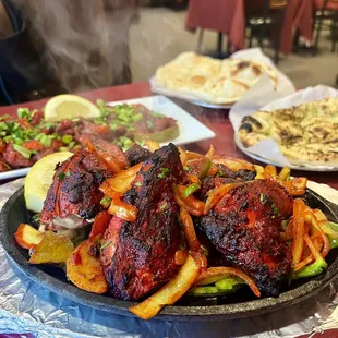 a plate of food