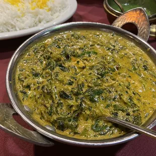 Saag Paneer (really, really nice dish)