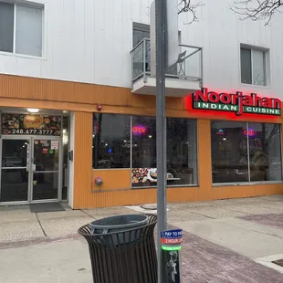 outside of restaurant