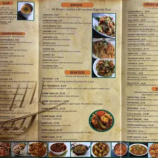 ramen and noodles, menu