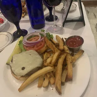 Bistro burger entree was very good