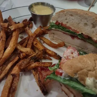 Turkey club....no ham by my request