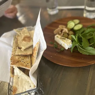 Flatbread with starter