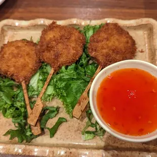 Shrimp Lollipops