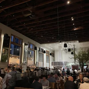 Interior of Nopa in San Francisco.