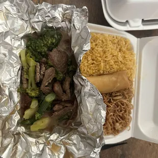 Beef Broccoli Lunch Special