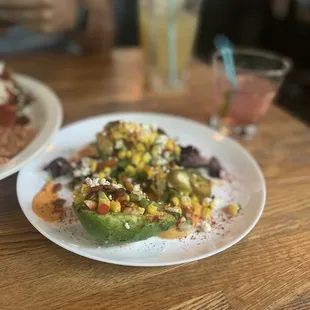 Avocado Mexican street corn