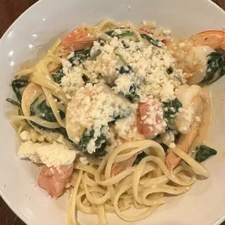 Nopal Shrimp Scampi Plato