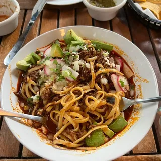 Birria Noodle Bowl