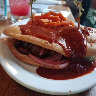 Torta de Pork Belly Sandwich