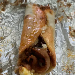 a close up of a sandwich