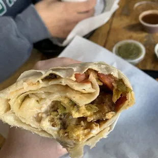 Chorizo burrito