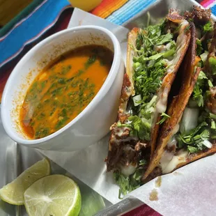Birria tacos