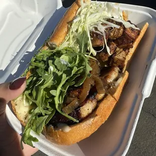 Half The Vant Sandwich Half The Bon Poul Sandwich