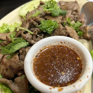 Beef tiger cry. Absolutely delicious.