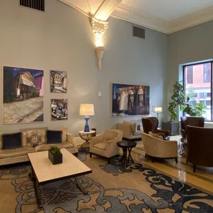 Lobby of the NOPSI Hotel...