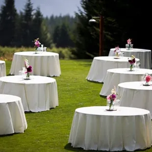 Round Tables with Covers