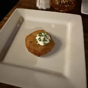 These were a lunch special but they had them for dinner to. Wonderful croquettes