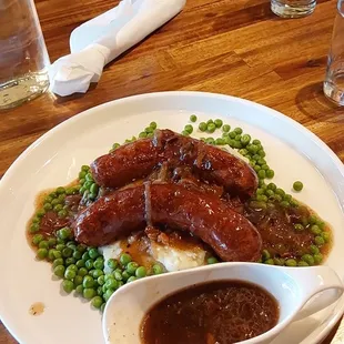 Bangers and mash