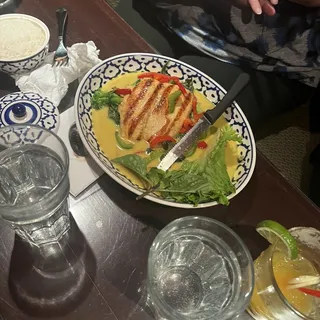 Green Curried Salmon