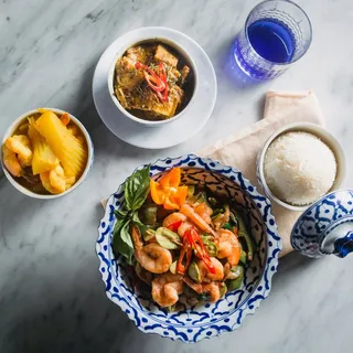 Salted Sator Bean Dish (Pad Sator)