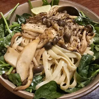 Coconut Mushroom Fettuccine