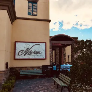 outside
