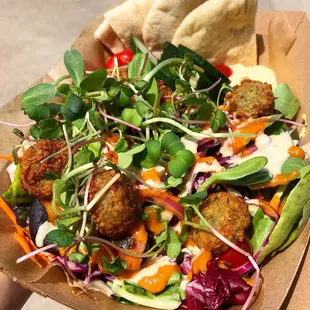 Falafel salad!