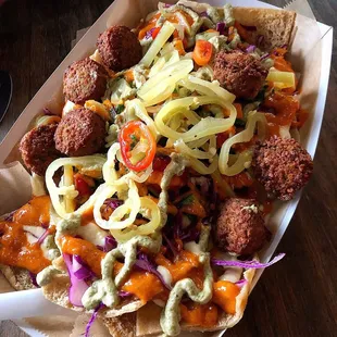 Perfect! Falafel Nachos