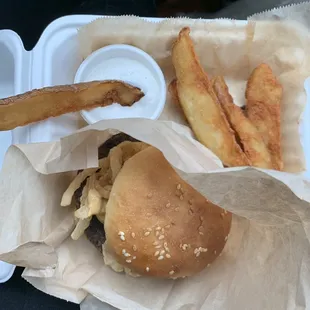 The Chipotle Burger a little bit of spice just right, the flavor is unreal!!